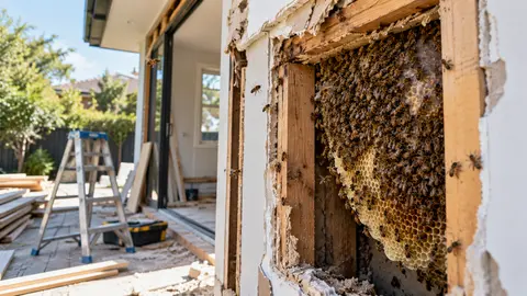 Bees Found During Renovations in Melbourne: Stop and Coordinate