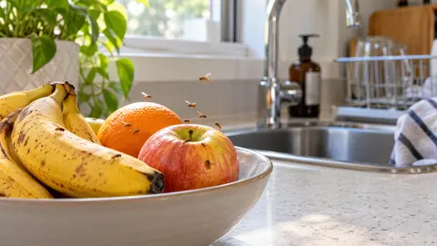 Tiny Flies in Your Kitchen or Bathroom? Drain Flies and Fruit Flies Explained