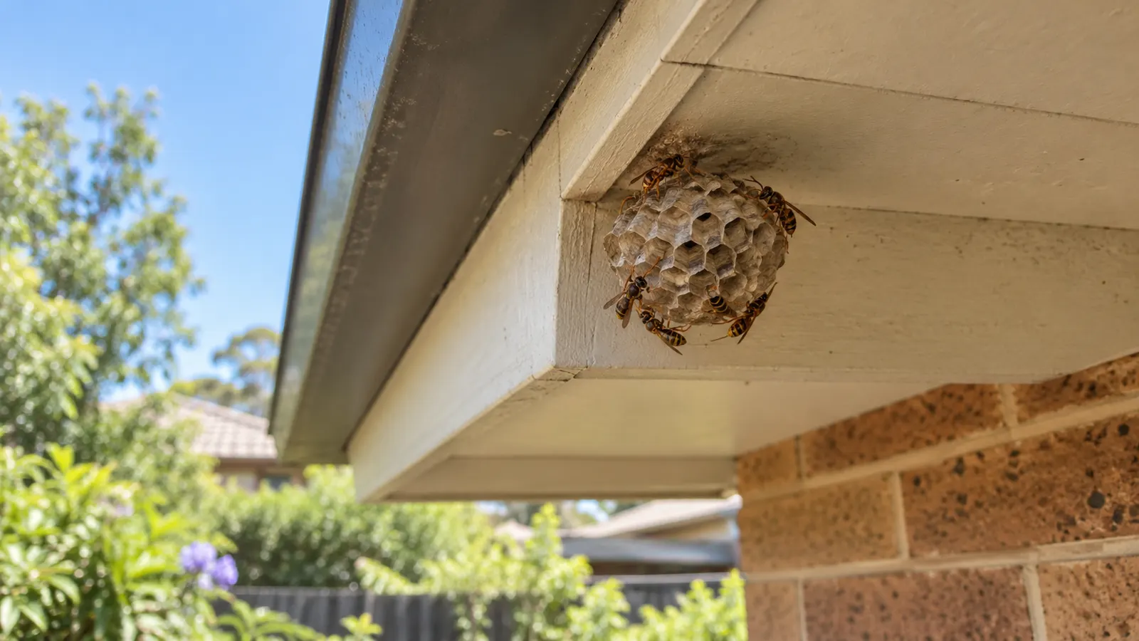 Paper Wasp Nest Under the Eaves? Melbourne Removal Guide