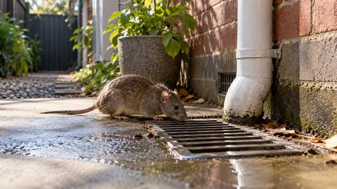 Suspected Rats Near Drains in Melbourne: Pest Operator or Plumber?