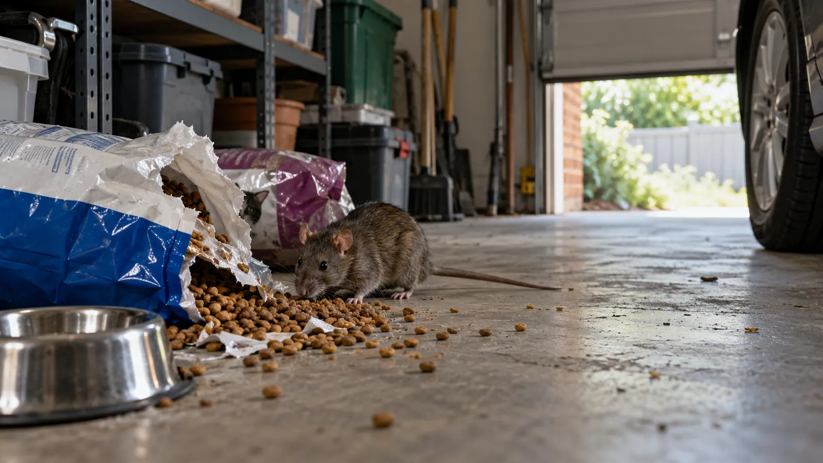 Rats in a Garage with Stored Pet Food: Melbourne Control Guide