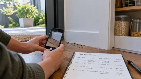 How to Record Pest Activity Before Booking Pest Control