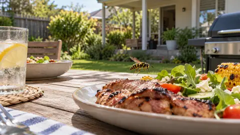 Wasps Around Your BBQ in Melbourne: Visitors or a Nearby Nest?